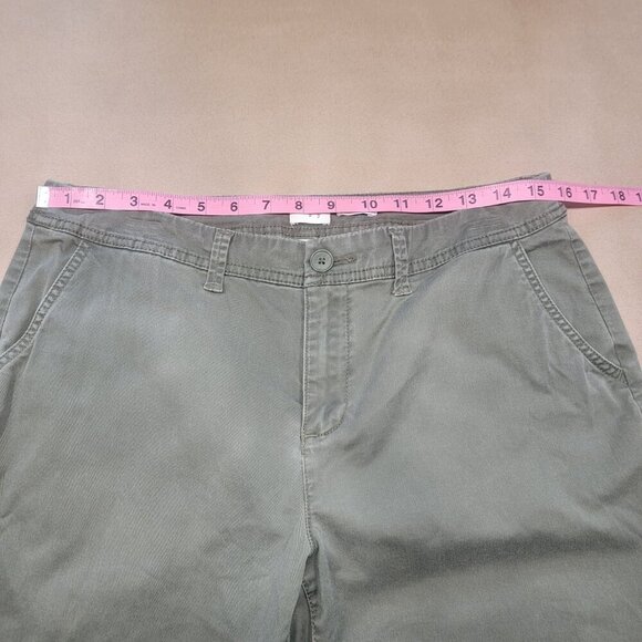 a new day Size 10 Washed Olive Green / Khaki Green Stretch Chino Pants - Picture 6 of 13